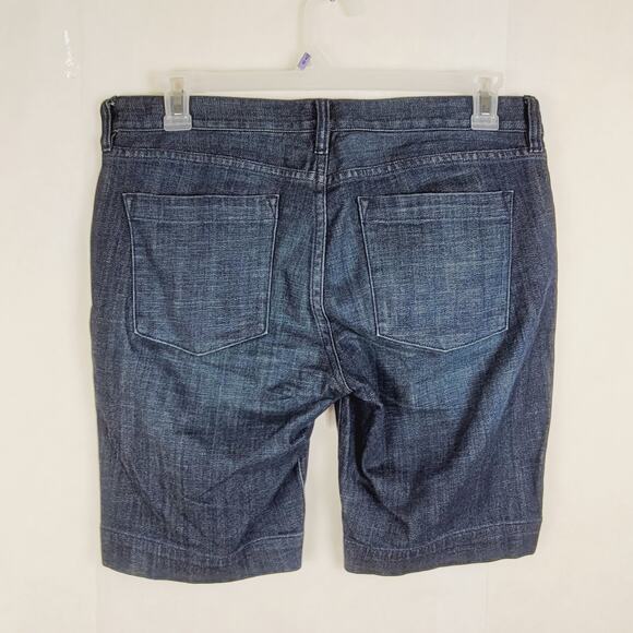 NWT J.Crew Matchstick Blue Jean Shorts Size 10 Mid-Rise Classic Y2K Denim - Picture 2 of 8